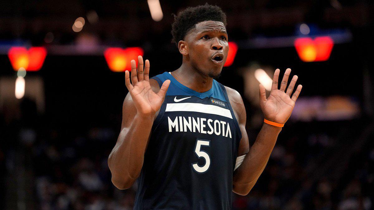 硬气，森林狼队安东尼·爱德华兹带伤出战雷霆对决